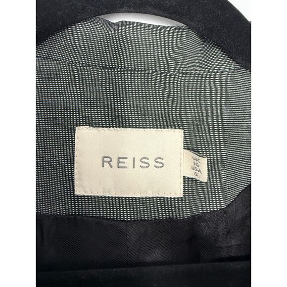 REISS Grey Suit Blazer Women’s 6 Tailored Single Breasted Careerwear - Picture 3 of 11